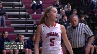 Champlin Park vs Centennial Girls Basketball Section SemiFinal [upl. by Sansen831]