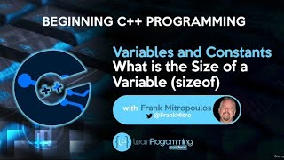 Lec 14 What is the size of a variablesizeof in c programming lecture c [upl. by Culhert567]