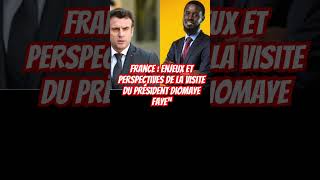 France  Enjeux et Perspectives de la Visite du Président Diomaye Faye” [upl. by Tteltrab]