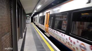 London Overground Poppy Livery Class 378 departs at Rotherhithe [upl. by Tat]