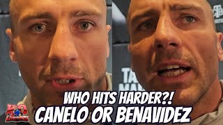 🔥SPARRED CANELO amp DAVID BENAVIDEZ🔥 REVEALS who hits HARDER between the two canelo [upl. by Gav]