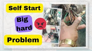 😡Self Start Problem 👍 Honda Hero Suzuki Yamha Tvs👍  Self Problem Solve😊 [upl. by Craddock443]