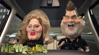 CARPOOL KARAOKE  Newzoids [upl. by Ahsenet204]