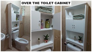 Over the Toilet Cabinet  How to Build a Bathroom Cabinet [upl. by Nerissa146]