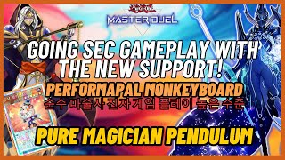 How to play with Performapal Monkeyboard Magician Pendulum YuGiOh Master Duel 2023 Ranked [upl. by Aramanta]