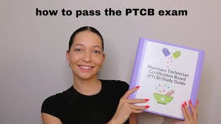 how to study for the PTCB exam 2023  how i passed [upl. by Dyrraj]