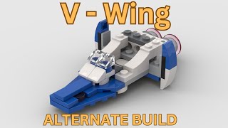 Captain Rexs VWing  LEGO 75391 Alternate Build [upl. by Hui]