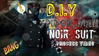 How to Make A SpiderMan Noir Costume  Process Video [upl. by Eineeuq]