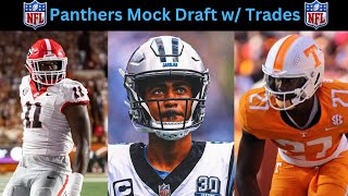 2025 Carolina Panthers Mock Draft w Trades [upl. by Goetz]