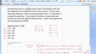 Dozers Example 2 Felling [upl. by Sivla]