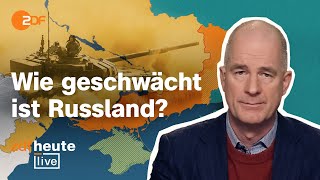 Ukraine greift Krim an – PanzerVorstoß an der Front  Militärexperte bei ZDFheute live [upl. by Power]