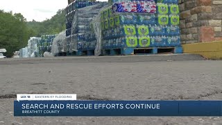 Search amp rescue efforts continue in Breathitt County [upl. by Lili]