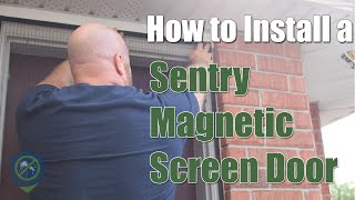 Sentry Magnetic Screen Installation Instructions [upl. by Aphra]