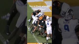 Tennessee vs Kentucky State Winning Touchdown tennessee vols [upl. by Omrellug]