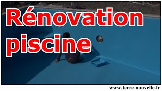 Renovation piscine  remplacer un liner par une peinture experience [upl. by Walker189]