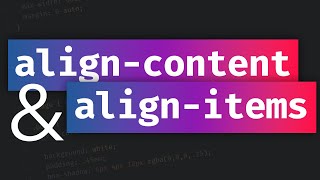 The how and why alignitems amp aligncontent in flex and grid [upl. by Enyrehtak]