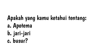 apakah yang kamu ketahui tentang apotema jarijari busur [upl. by Cheria496]