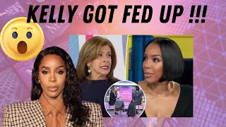 Kelly Rowland Walks Off Today Show  Kelly Got Fed Up [upl. by Eegnat]