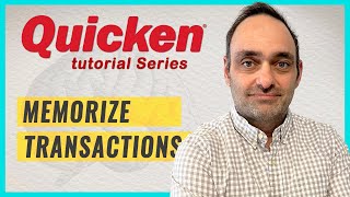 Quicken Tutorial Creating And Fixing Memorized Transactions [upl. by Damalis656]