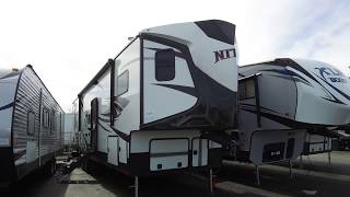 2018 Forest River XLR Nitro 35VL5 Fifth Wheel Toy Hauler Quick Video Tour [upl. by Mathur]