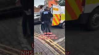 UK STING  HULL  NHS Employee grooming a 13 year old Arrested britain fy breakingnews [upl. by Ecinnahs]