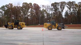 CAT 938K vs Deere 624K [upl. by Artined760]