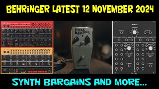 Latest Behringer News 12 November 2024 [upl. by Nobile182]