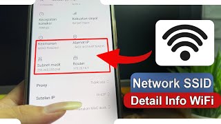 Cara Menampilkan Network SSID dan Detail Info Wifi Di HP Android Terbaru [upl. by Niuqram]