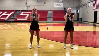 Adamsville HS football jr pro cheers 610 [upl. by Marina]