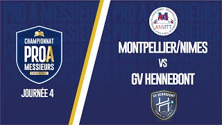 PRO A MESSIEURS  J4  ALLIANCE MONTPELLIERNIMES vs HENNEBONT GV [upl. by Maier]