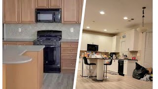 How to transform and paint your existing old outdated cabinets into modern up to date cabinets [upl. by Darcy670]