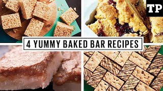 Bake sale recipes 4 easy baked bars  Eats  Treats [upl. by Rellek174]