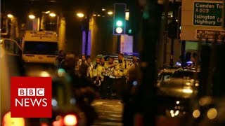 Finsbury Park Mosque Attack quotWe held him attacker to the groundquot  BBC News [upl. by Ynagoham]