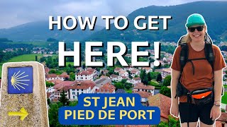 Getting to St Jean Pied de Port 🚌  CAMINO FRANCES travel tips [upl. by Nsaj]