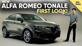 NEW Alfa Romeo Tonale 2022 static review an SUV with an NFT [upl. by Yrakaz]