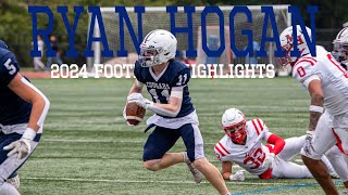 Ryan Hogan 2024 Football Highlights  Chatham High School 27 [upl. by Suiramaj]