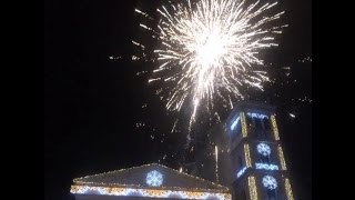 Carinaro CE  Festa SantEufemia la gara delle mazze e il rientro in chiesa 060916 [upl. by Zurkow]