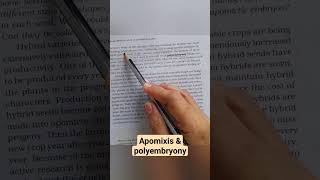 apomixis amp polyembryony neet medical education shorts youtubeshorts short biology [upl. by Innavoij]