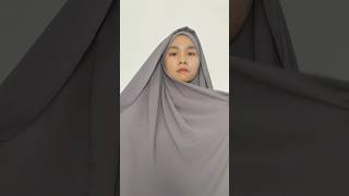 Tutorial pashmina hangout pakai 1 pentul hijab tutorialhijabmodern [upl. by Acinorrev]