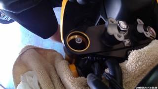 ND4SPDBHs Honda Grom Fork Mod Best Mod Yet [upl. by Hotze]