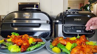 Original Ninja Foodi Grill VS Ninja Foodi Smart Grill XL FIRECRACKER Chicken Tenders Recipe [upl. by Eiznikcm]