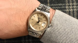 Why Does Nobody Want An Engine Turned Bezel A Rolex Datejust 16220 Review  Wristwatch Check [upl. by Ado]