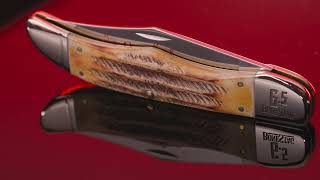 65 BoneStag Large Folding Hunter  Case Knives [upl. by Oribel277]