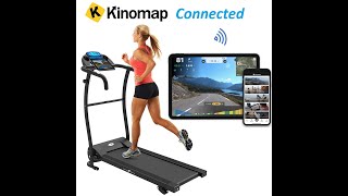 BLUETOOTH NERO PRO TREADMILL Electric Motorised Folding Running Machine EP 47 [upl. by Aneed]