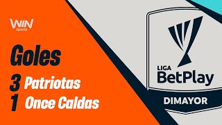 Patriotas vs Once Caldas goles  Liga BetPlay Dimayor 2024 2  Fecha 6 [upl. by Nnainot763]