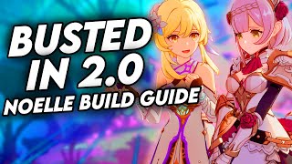 UPDATED 20 Genshin Impact Noelle F2P Noelle Build  20 Noelle Build  Genshin Impact Guide [upl. by Eegnat]