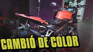 CAMBIAMOS DE COLOR LA MOTO CON VINIL WRAP [upl. by Slorac]