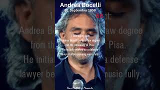 229 Happy birthday Andrea Bocelli shorts andreabocelli birthday singer songwriter producer [upl. by Irehc639]