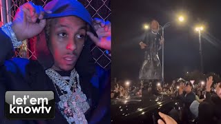 Rich The Kid Receives Massive Love In Paris amp Performs With Kanye amp Ty Dollar Sign [upl. by Yendroc978]