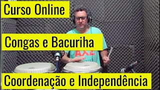 Como tocar Congas com Bacurinha no pagode [upl. by Ahtenek]